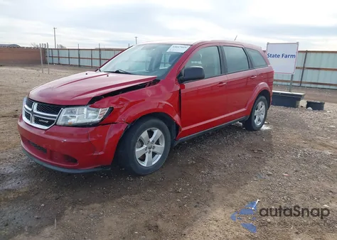 2013 Dodge Journey American Value Pkg z USA, uszkodzony, nr VIN 3C4PDCAB4DT610447